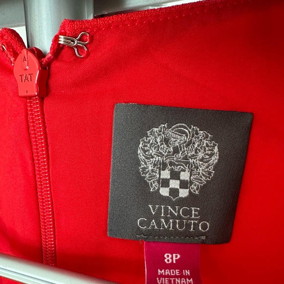 Gorgeous sleeveless red Vince CamUTO jumpsuit in 8P NWT - Picture 6 of 7